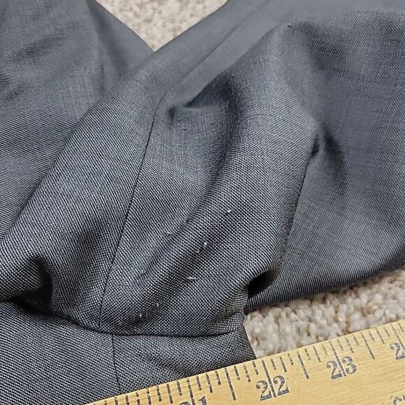 Jos. A. Bank Blazer Mens 43 Long Gray Tailored Fit 100% Wool Single Breast - Picture 3 of 8